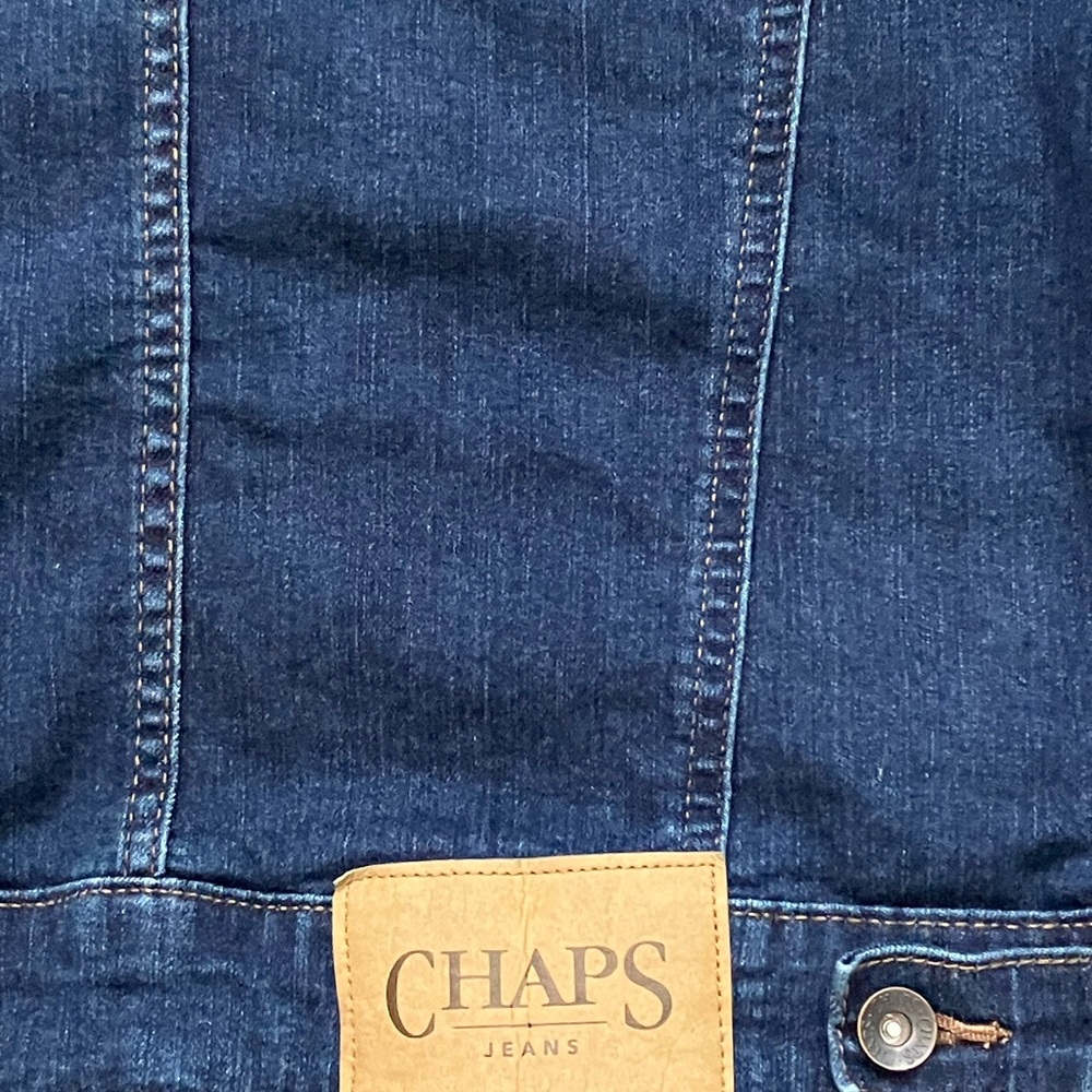Chaps Women’s Basic Denim Jean Jacket S - image 8